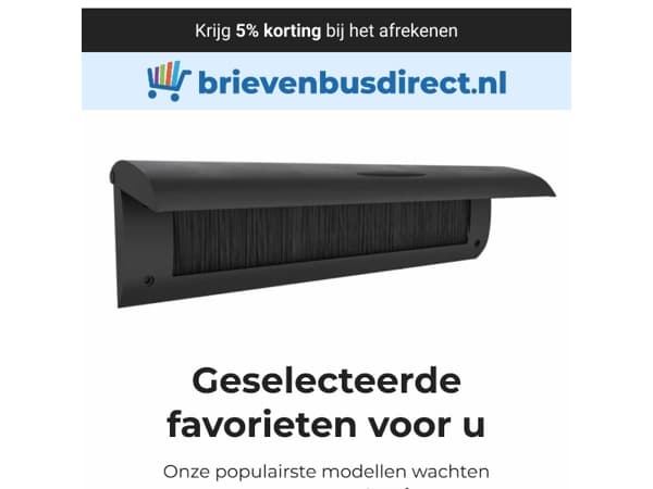 Ontdek onze populairste brievenbussen