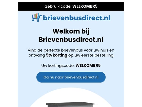 Welkom bij Brievenbusdirect 📮