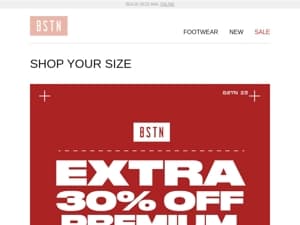 -30% op Premium Styles 🌟 Scoor jouw maat!  