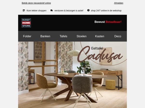 Lekker lang tafelen met Budget Home Store 🍽️