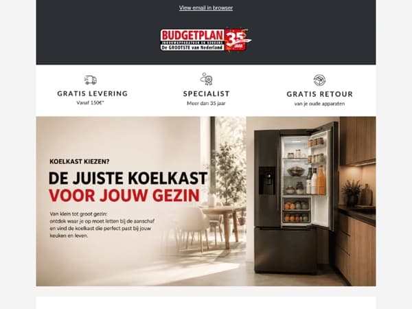 Een nieuwe koelkast? Hier moet je op letten