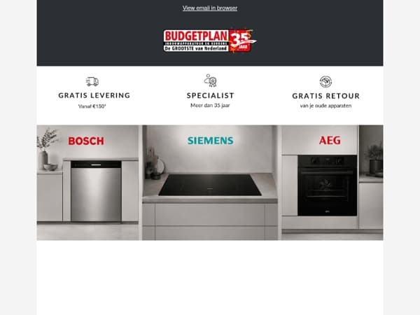 Bosch, Siemens of AEG: Welk merk past het beste bij jou?