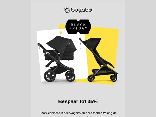 Jouw Black Friday is hier – bespaar tot 35%