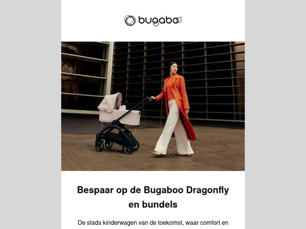 Bespaar 15% op de Bugaboo Dragonfly