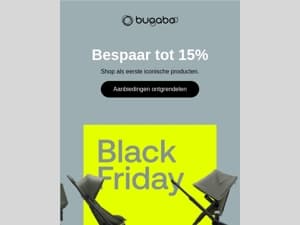 Bespaar tot 15% op alles