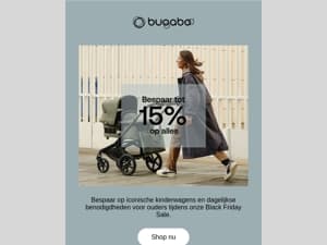 Bespaar tot 15% op alles