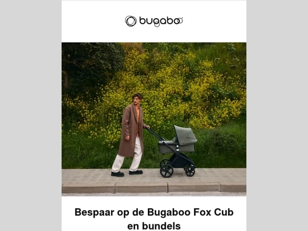 20% korting op de Bugaboo Fox Cub​