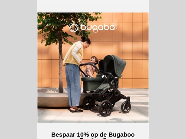 Bespaar 10% op de Bugaboo Donkey 5