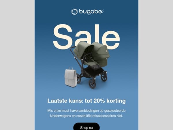 Laatste kans: tot 20% korting