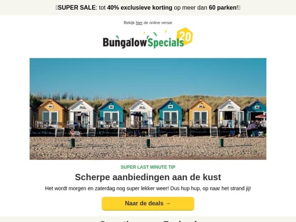 Morgen met 24 graden naar het strand?