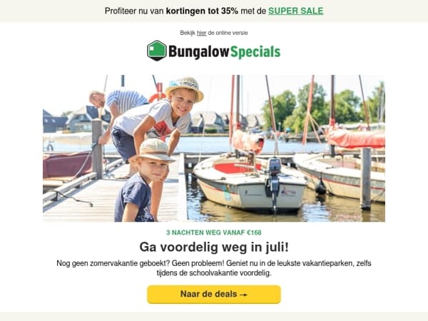 Goedkope opties voor juli