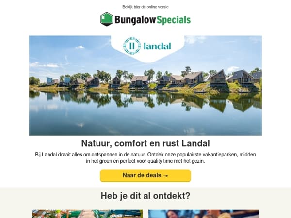 Ontdek de populairste Landal-parken