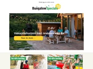 Dit zijn de populairste vakantieparken!