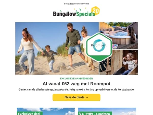 De beste Roompot deals voor jou