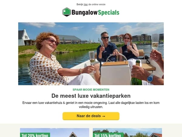 Verwen jezelf in een luxe vakantiehuis