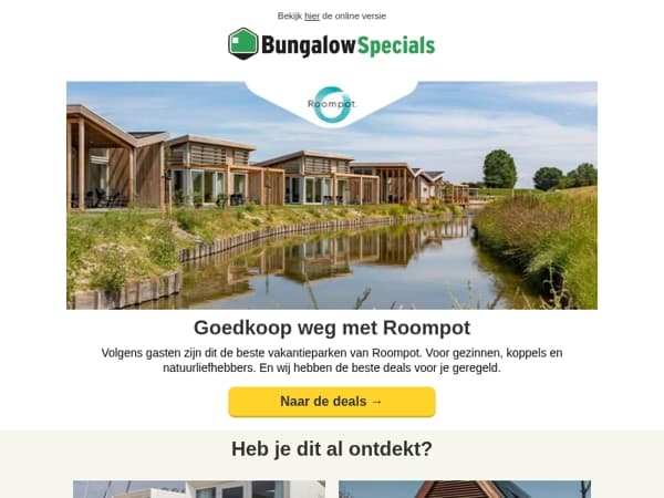 Ontdek de populairste Roompot-parken