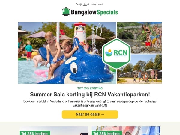 Summer Sale kortingen bij RCN!