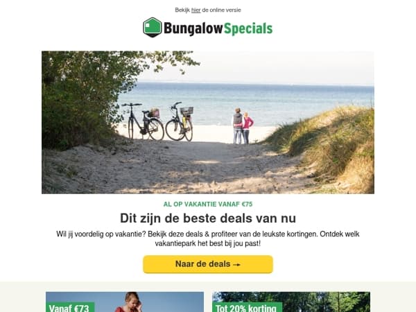 De outlet deals zijn weer aangevuld!