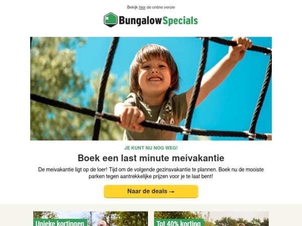 Last minute weg met de meivakantie!