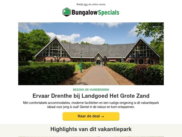 Landgoed Het Grote Zand: ervaar de Drentse natuur!