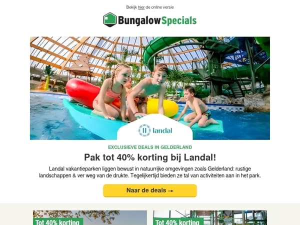 Landal heeft een verrassing