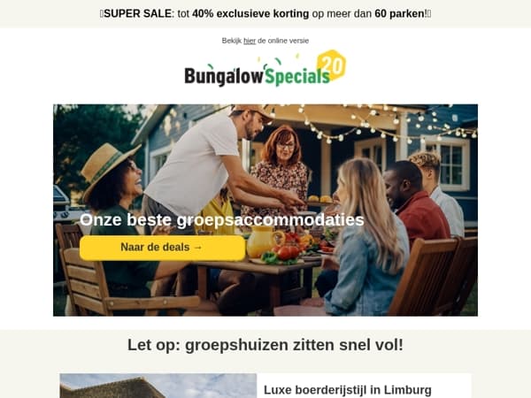 Groot, gezellig & perfect!