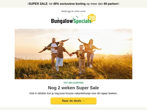 De Super Sale loopt af...