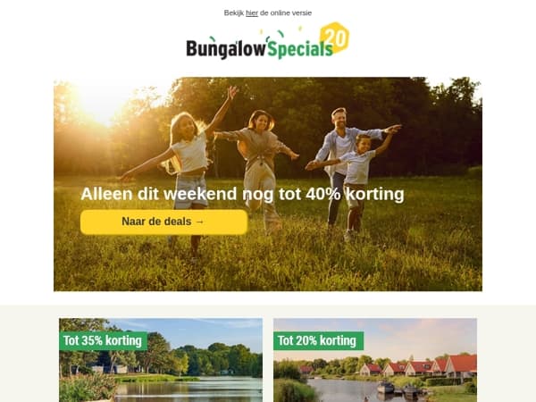 Laatste kans: tot 40% korting op de zomer!🌴