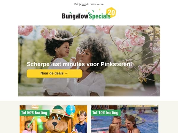 Ga nog weg met Pinksteren!