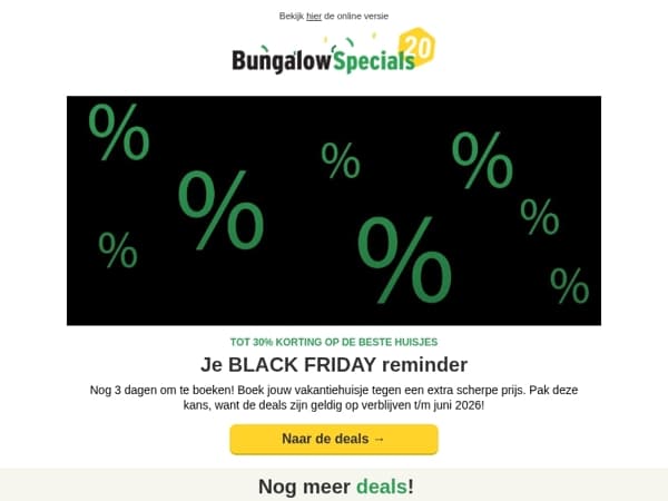 BLACK FRIDAY reminder!