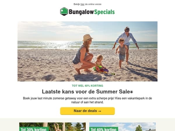 Laatste kans Summer Sale!
