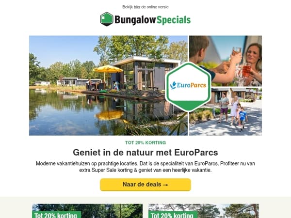 Mis deze EuroParcs deals niet!