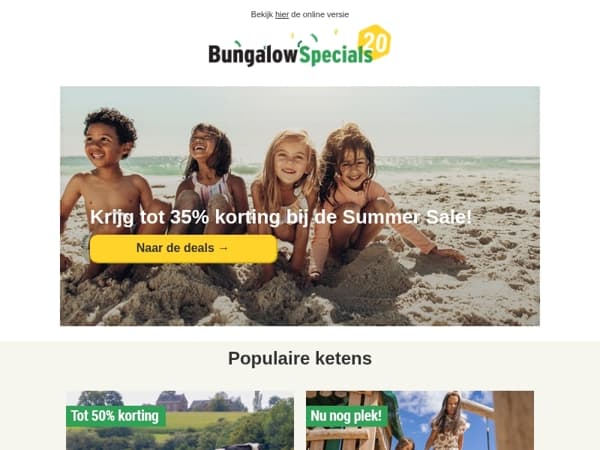 Ga deze maand nog weg met de Summer Sale!
