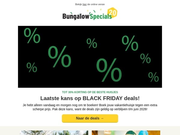 BLACK FRIDAY laatste kans!