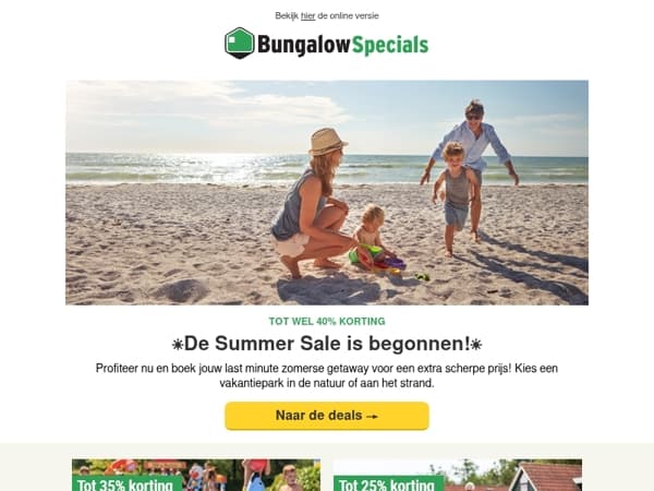 Nu tot 40% Summer Sale korting ☀️