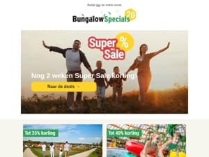 Nog 2 weken tot 40% korting!