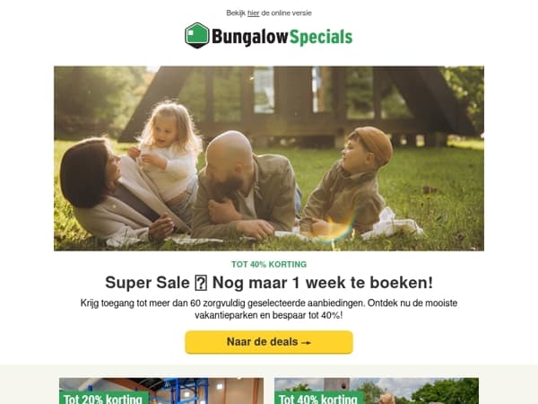 🚨 Laatste kans: de Super Sale eindigt over 7 dagen