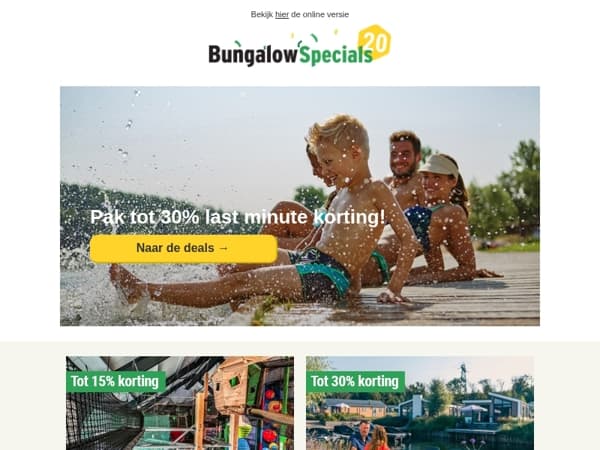 Grijp je kans: super scherpe last minutes!