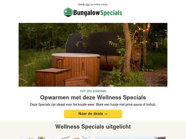 Hottub, Sauna & en 35% korting!😍