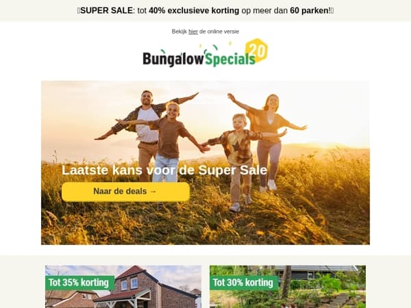 Dit is je laatste kans voor de Super Sale!