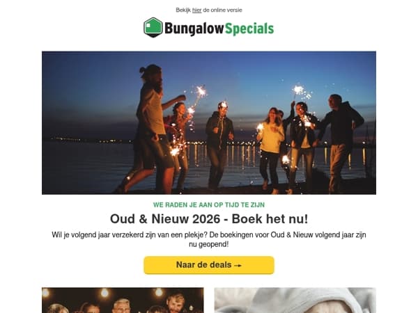 Nu te boeken: Oud & Nieuw volgend jaar