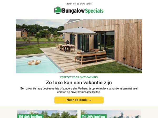 Luxe vakantie met korting