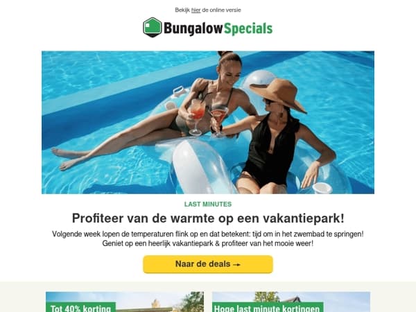 Vind heerlijke verkoeling op een vakantiepark