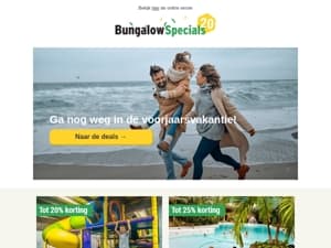 Je kan nog weg met de voorjaarsvakantie!