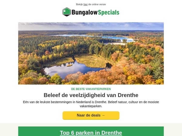 Drenthe: Alleen voor jou de mooiste parken