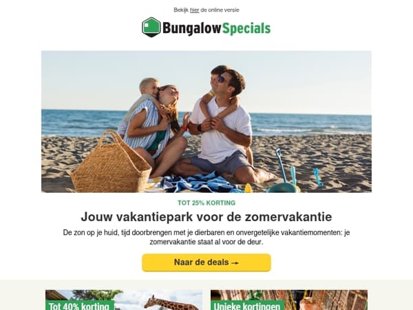 Deze huisjes zijn normaal volgeboekt ☀️