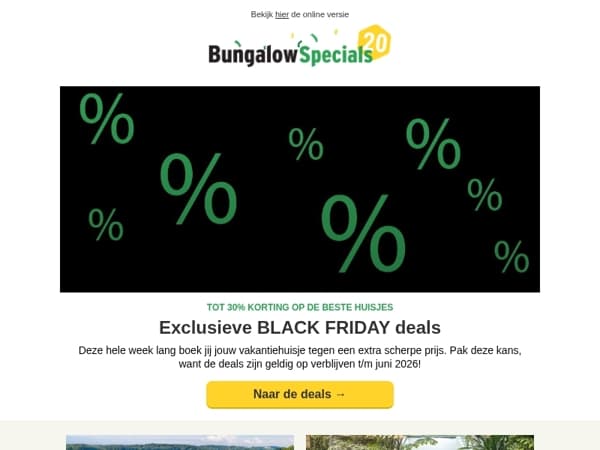 BLACK FRIDAY deals zijn hier!