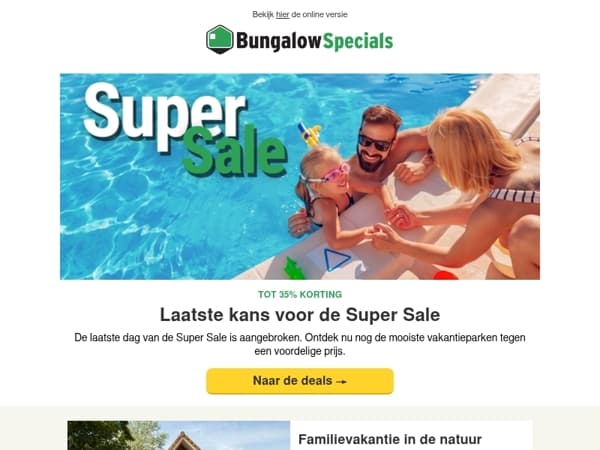 🚨 Alleen vandaag nog Super Sale!