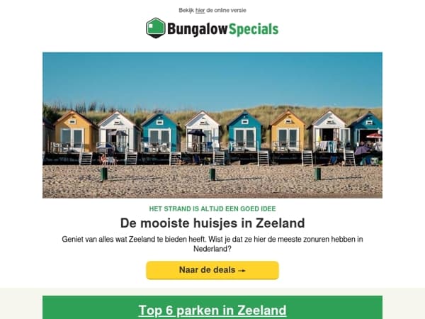 Zeeland: Alleen de mooiste huisjes voor jou