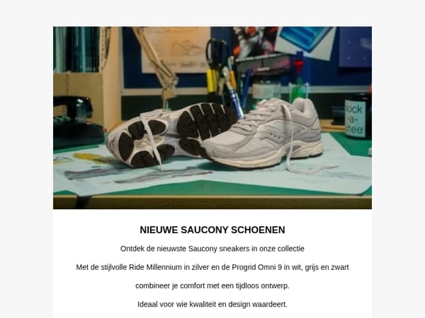 nieuwe Saucony schoenen